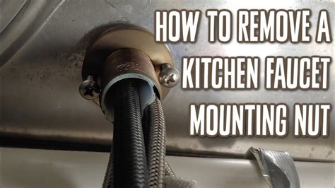 how to remove faucet nut under sink|Expert Tips: Effortlessly Remove Kitchen Faucet Nut Without。